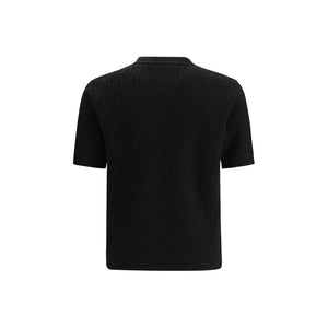 Fendi Black Cotton T-Shirt
