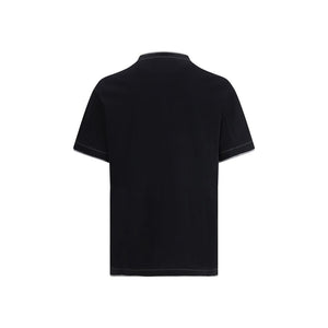 Brunello Cucinelli Black Cotton T-Shirt