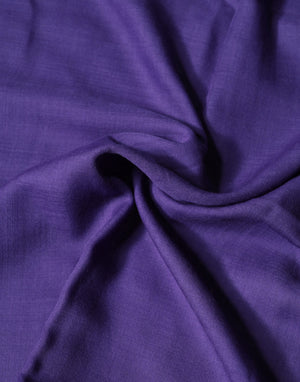 Dolce & Gabbana Purple Lace Stole Cotton Wrap Shawl Scarf