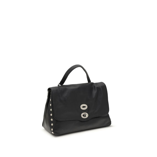 Zanellato Blue Calf Leather Bos Taurus Shoulder Bag