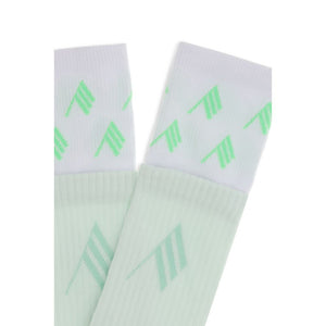 The Attico Green Cotton Socks