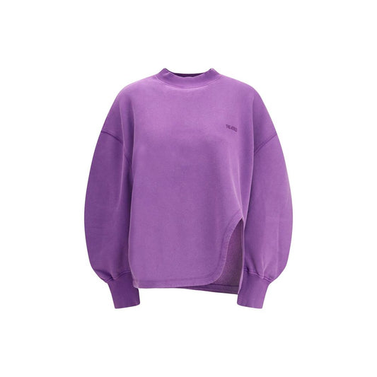 The Attico Purple Cotton Sweatshirt