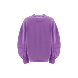 The Attico Purple Cotton Sweatshirt