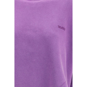 The Attico Purple Cotton Sweatshirt