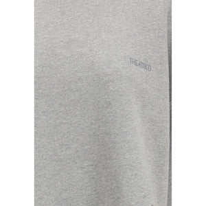 The Attico Gray Cotton Sweatshirt