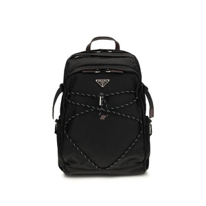 Prada Black Recycled Polyamide Backpack