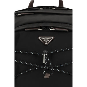 Prada Black Recycled Polyamide Backpack