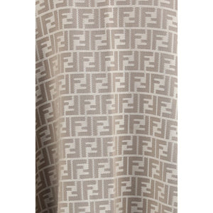 Fendi Gray Wool Scarf