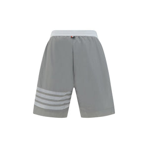 Thom Browne Gray Polyamide Bermuda Shorts