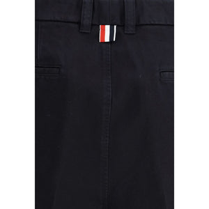 Thom Browne Blue Polyester Bermuda Shorts