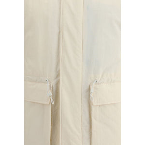 LAMINAR White Polyester Parka