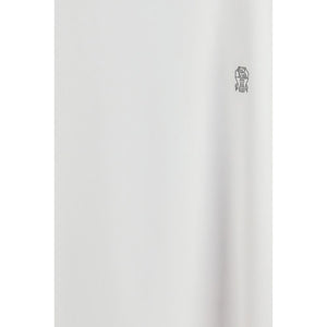 Brunello Cucinelli White Cotton T-Shirt