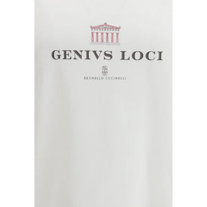 Brunello Cucinelli White Cotton T-Shirt