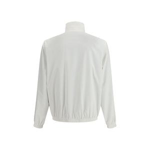 Brunello Cucinelli White Polyamide Full-Length Jacket