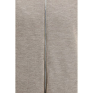 Brunello Cucinelli White Polyamide Full-Length Jacket