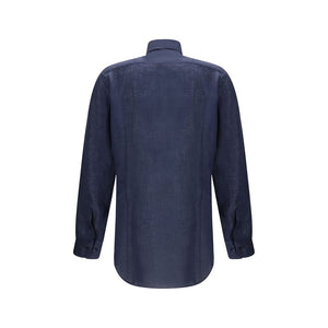 Etro Blue Denim Shirt