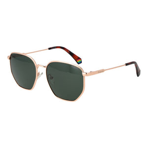 Polaroid Rose Gold Metal Sunglasses