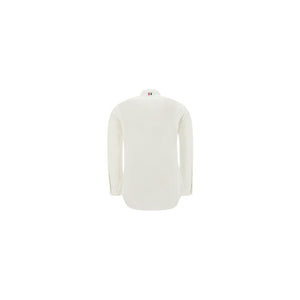 Thom Browne White Cotton Dress Shirt