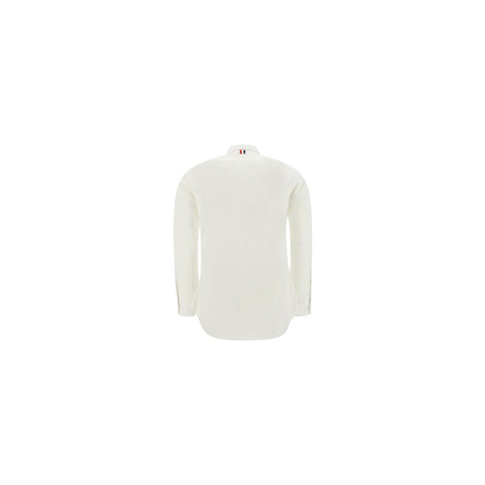 Thom Browne White Cotton Dress Shirt