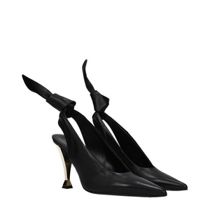 Givenchy Black Leather Pumps