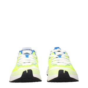 Lanvin Yellow Fabric Athletic Sneakers