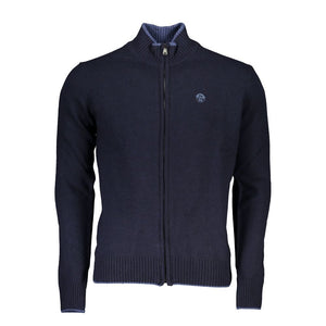 North Sails Blue Poliammide Men Cardigan