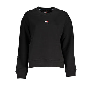 Tommy Hilfiger Black Cotton Men Sweatshirt