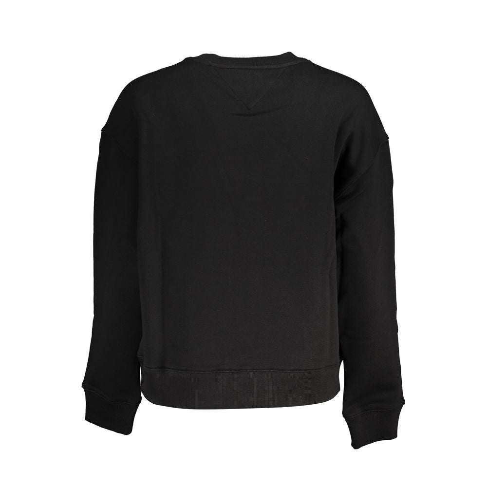 Tommy Hilfiger Black Cotton Men Sweatshirt
