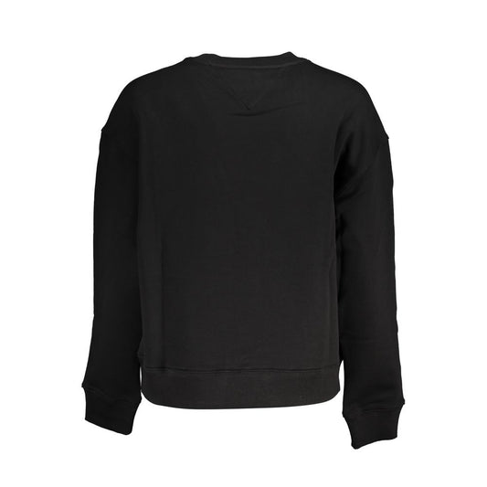 Tommy Hilfiger Black Cotton Men Sweatshirt