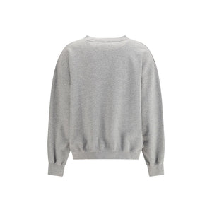 Ganni Gray Cotton Sweatshirt