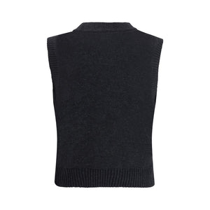 Ganni Black Wool Sweatshirt