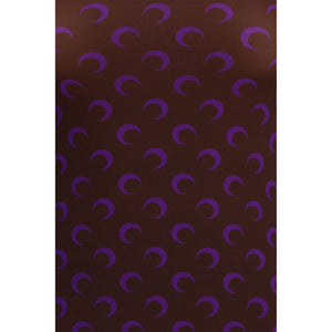 Marine Serre Brown Polyamide Top