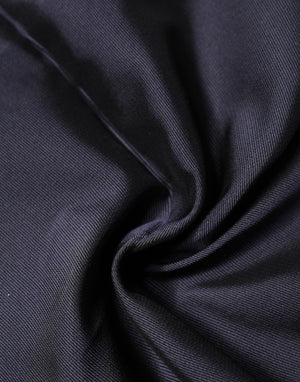 Dolce & Gabbana Blue Logo Silk Men Square Handkerchief Scarf