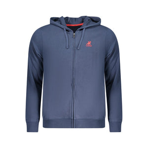 U.S. Grand Polo Blue Cotton Men's Hoodie