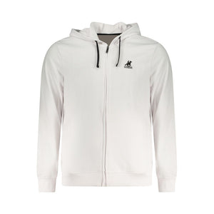 U.S. Grand Polo White Cotton Men's Hooded Sweatshirt