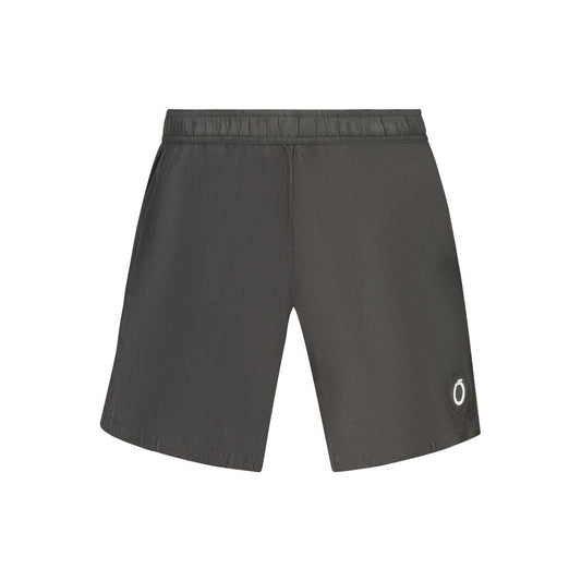 Trussardi Black Polyester Men's Swim Trunk