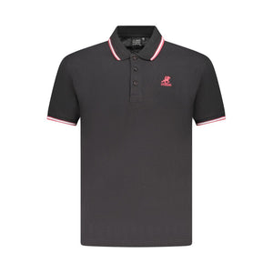 U.S. Grand Polo Black Cotton Men Polo Shirt