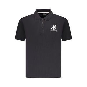 U.S. Grand Polo Black Cotton Polo Shirt