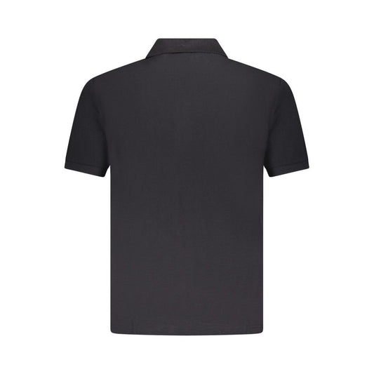 U.S. Grand Polo Black Cotton Polo Shirt