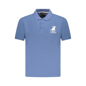 U.S. Grand Polo Blue Cotton Men Polo