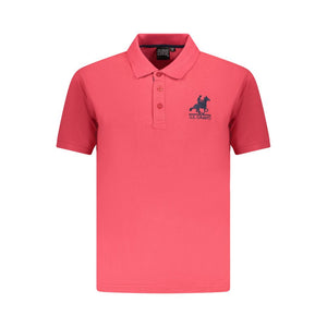 U.S. Grand Polo Rosso Cotton Men Polo Shirt