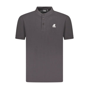 U.S. Grand Polo Black Cotton Polo Shirt
