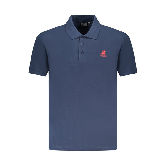 U.S. Grand Polo Blue Cotton Men Polo Shirt