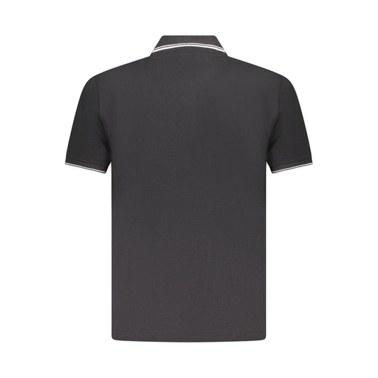 U.S. Grand Polo Black Cotton Mens Polo Shirt