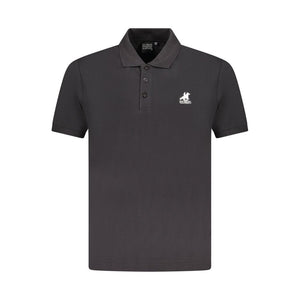 U.S. Grand Polo Black Cotton Men Polo Shirt