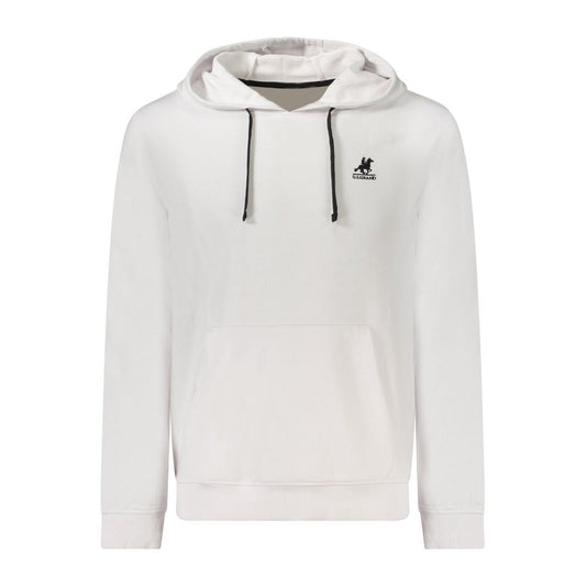 U.S. Grand Polo White Cotton Men's Hoodie