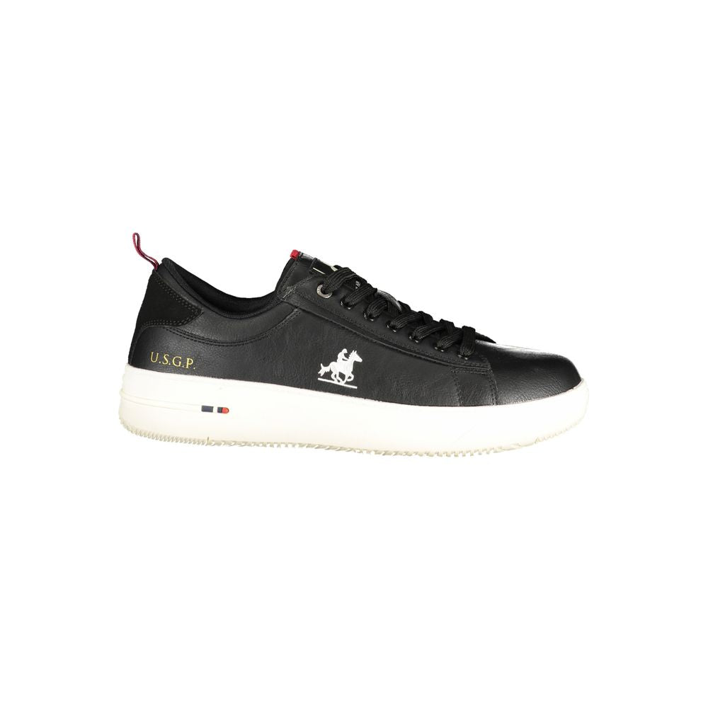 U.S. Grand Polo Black Polyester Men Sneaker