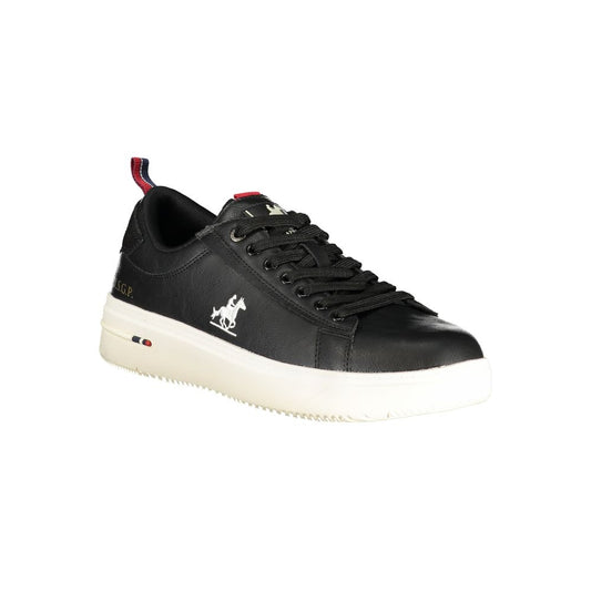 U.S. Grand Polo Black Polyester Men Sneaker