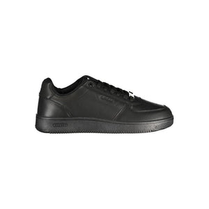 Gas Black Polyurethane Men Sneaker