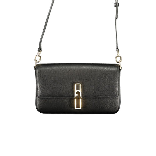 Furla Black Leather Women Handbag